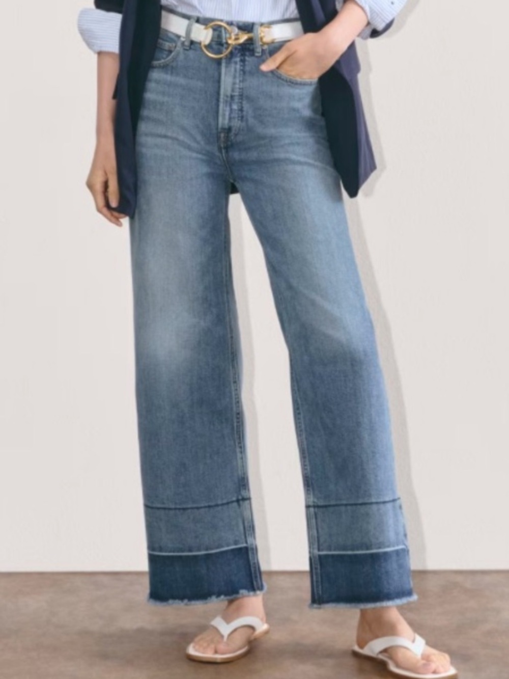 Everlane way high Wide-Leg Sailor Jeans